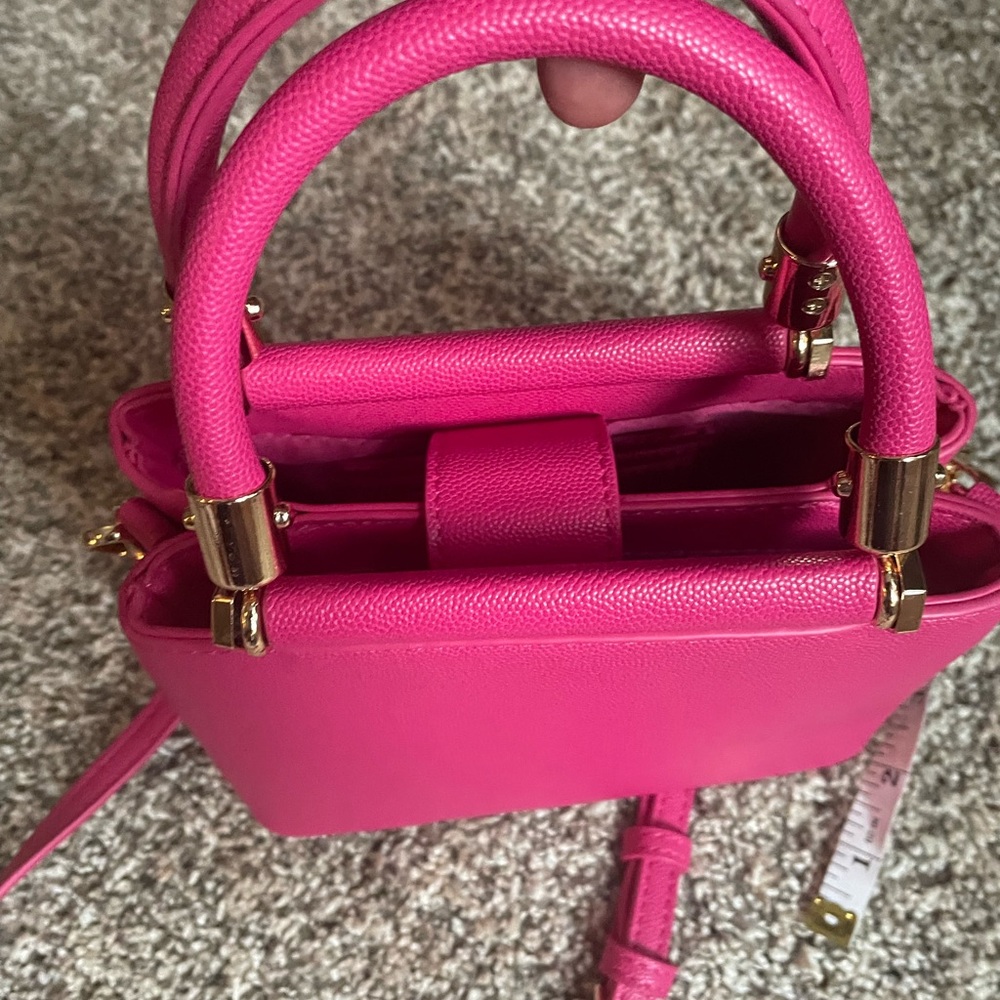 Madison West Hot Pink Mini Bag is NWOT adjustable Strap - Picture 7 of 7